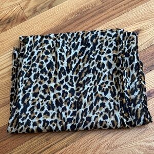 J. Crew Leopard Print Scarf